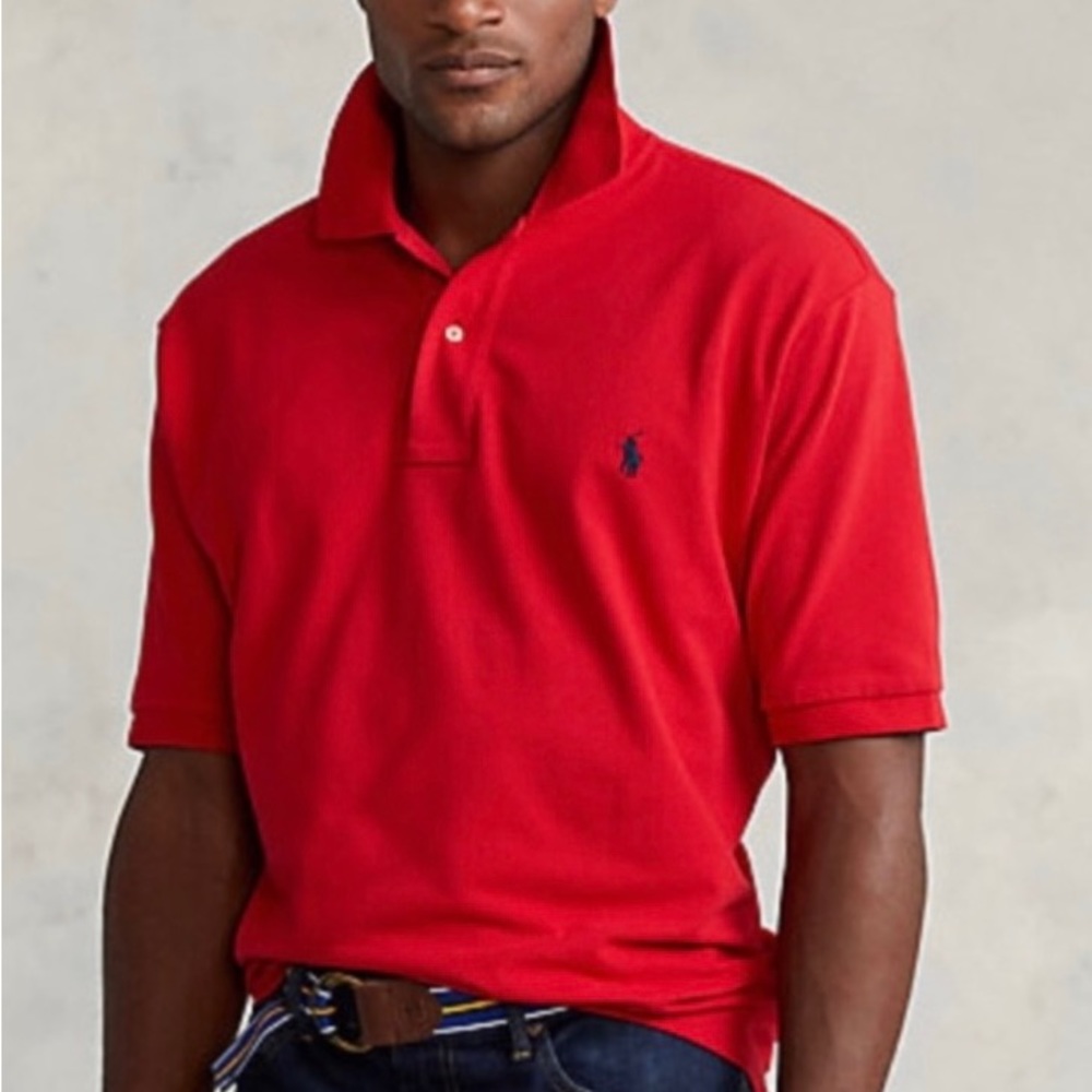 NWT. Polo Ralph Lauren Red Polo Pony Shirt